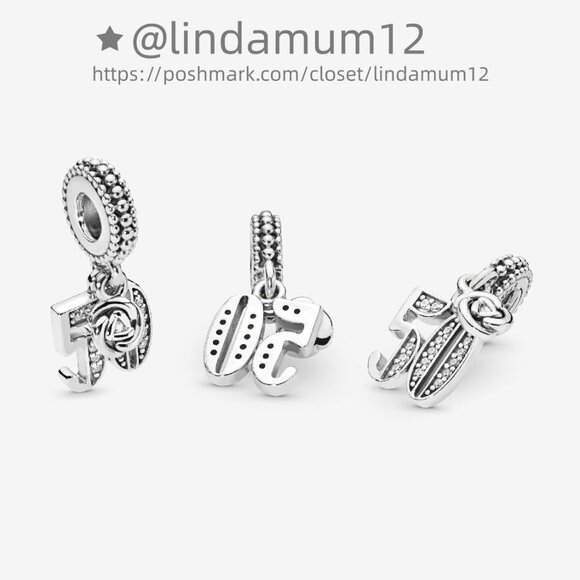 Pandora 50th Celebration Dangle Charm - Picture 3 of 5
